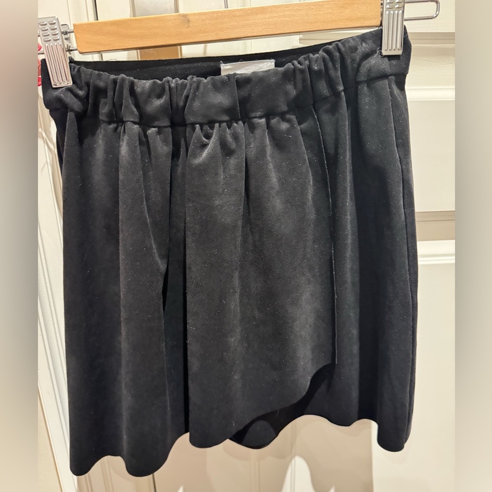 Suede skirt